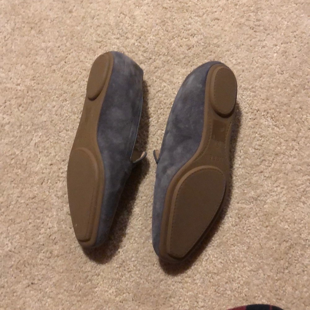 Jcrew Gray Suede Flats - image 2